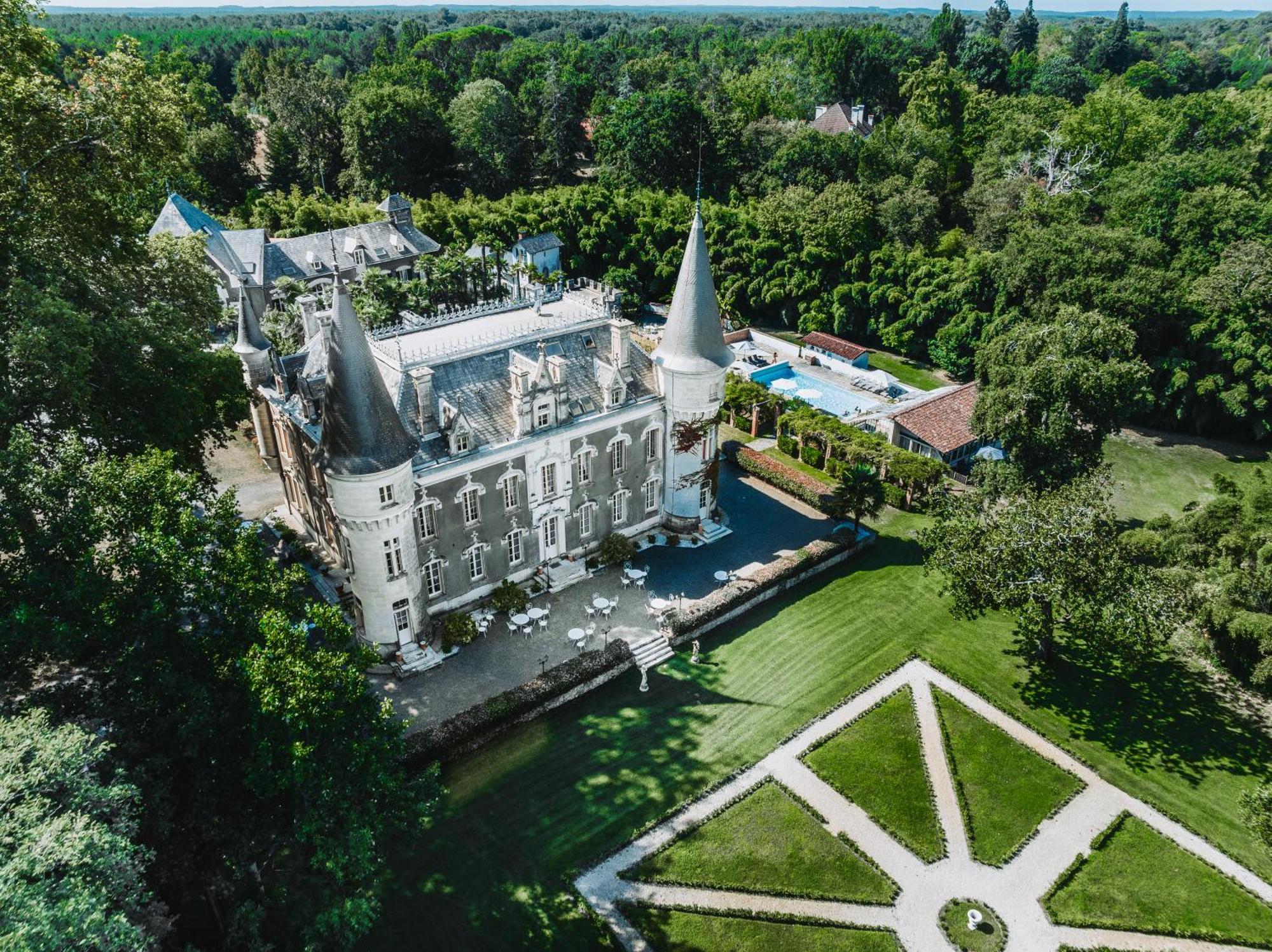 Chateau Belle Epoque - Chambres D'Hotes & Gites Linxe Zewnętrze zdjęcie